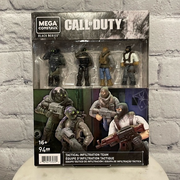 Mega construx Call of Duty black tactical infiltration team Action Figure Set - Picture 1 of 2